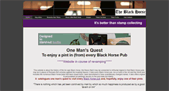 Desktop Screenshot of black-horse-pub.com